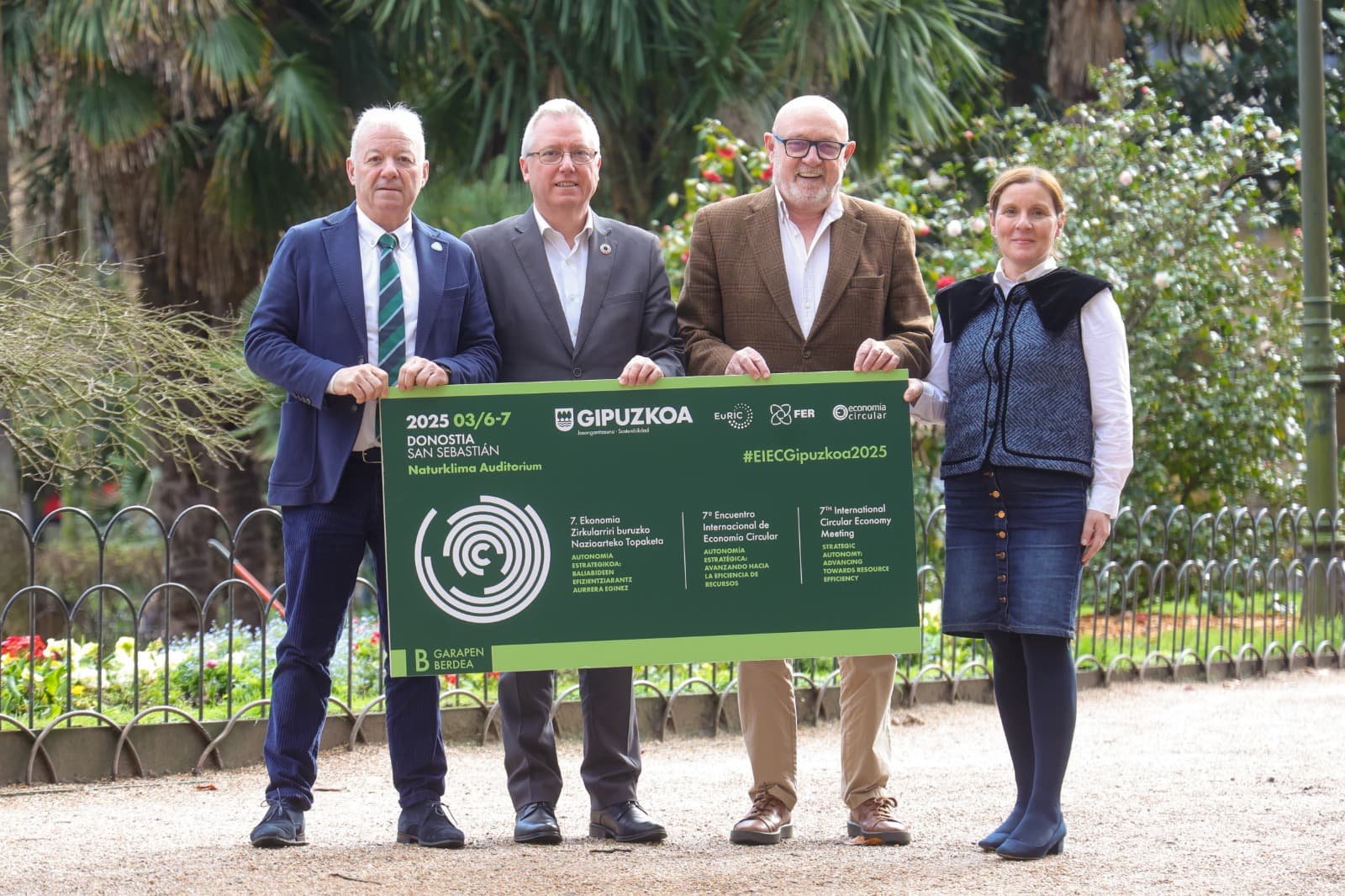 presentación del VII Encuentro Internacional de Economía Circular en Gipuzkoa